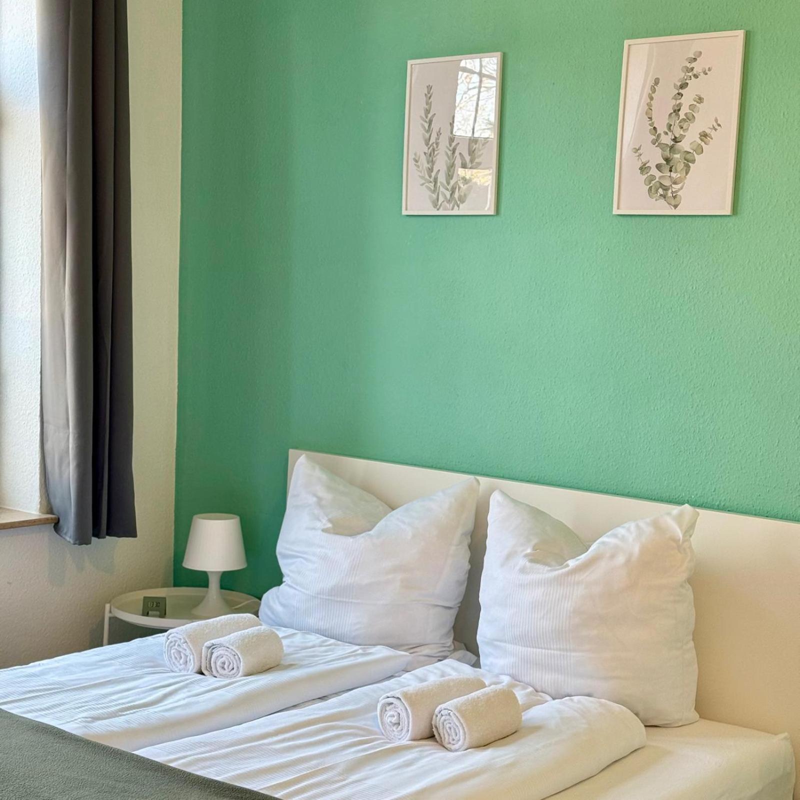 Raha Apartments - Modernes Studio-Apartment - Hbf - Gratis Parkplatz Erfurt Dış mekan fotoğraf