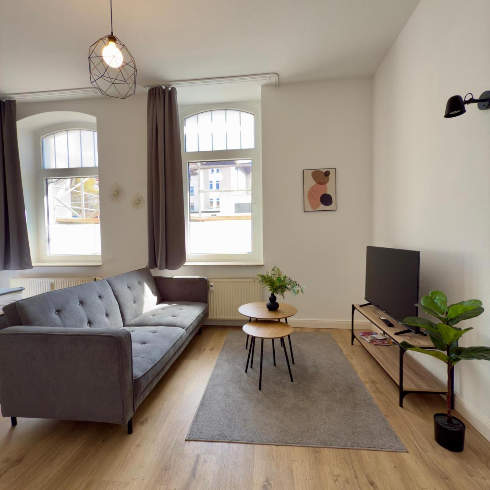 Raha Apartments - Modernes Studio-Apartment - Hbf - Gratis Parkplatz Erfurt Dış mekan fotoğraf